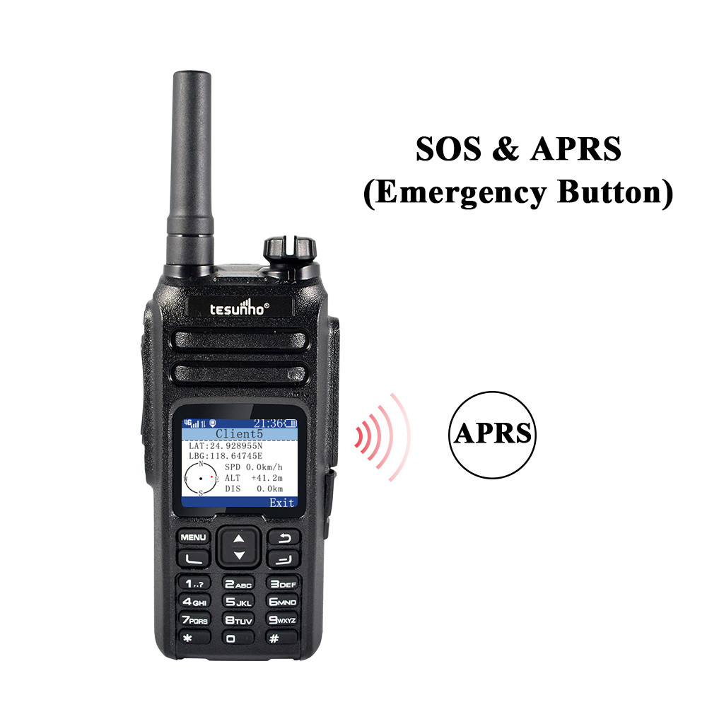 GPS Real PTT POC 3G 4G Walkie Talkie TH-681